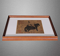 陆川书画装裱配框服务案例